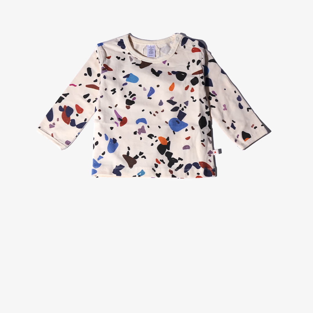 Vorderseite des Shirt für Babys aus der DOTS Kollektion